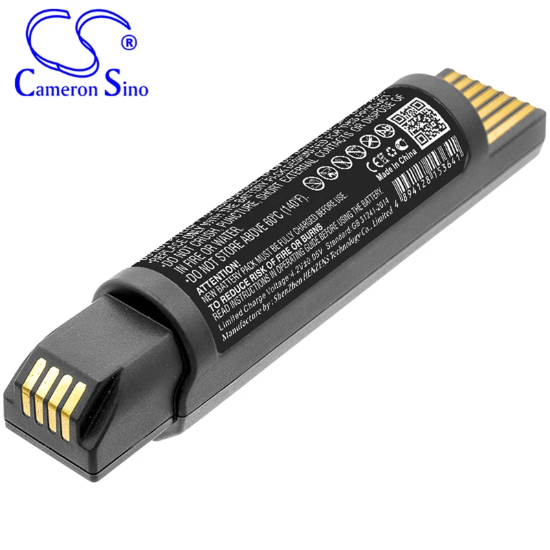 CameronSino 배터리 허니웰 50139108-001 50139912-001 바코드 스캐너 배터리 2400mAh, 8.88Wh 3.70V 리튬 이온 블랙