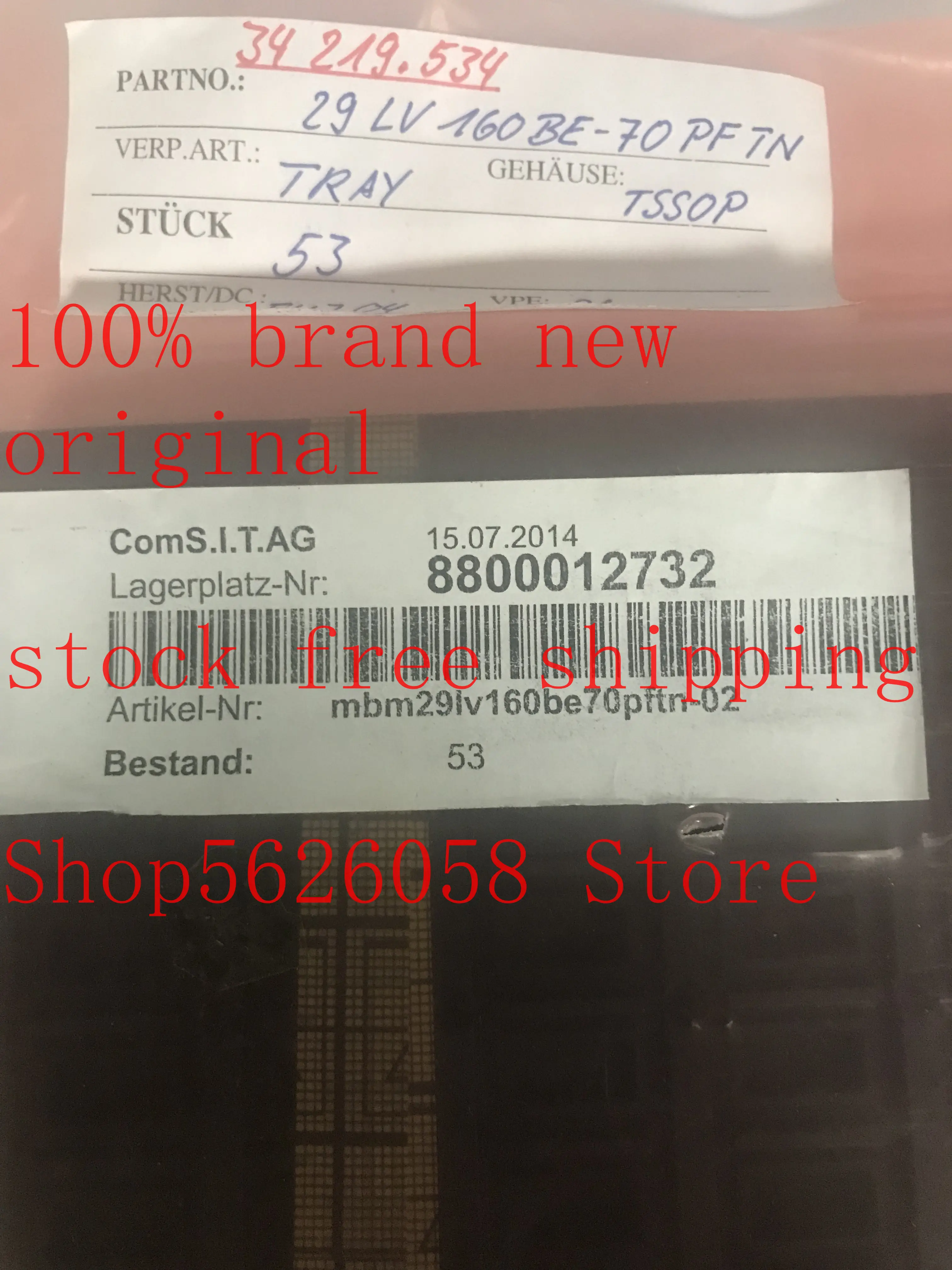 10PCS/LOT MBM29LV160BE-70PFTN 29LV160BE-70PFTN MBM29DL32BF-70PFTN 29DL32BF-70PFTN  TSOP48 100% new original