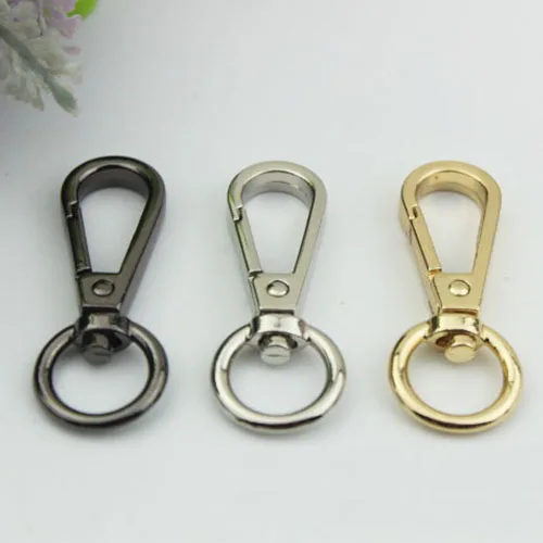 50pcs 13-32mm Handbag Strap Belt Metal Buckles Lobster Clasp Swivel Trigger Clips Snap Hook Collar Hangers DIY Bags Accessories