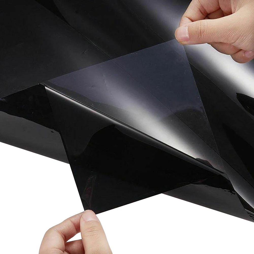 Nero Auto Car Home Window Glass Building pellicola oscurante rotolo finestra laterale protezione UV solare tenda adesiva 20 cm * 150cm