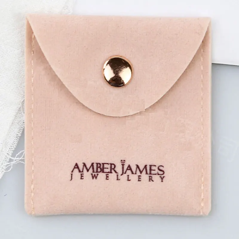 250PCS Custom LOGO 14X14CM Jewellery Pouch Packaging Bag Soft Velvet Gift Bracelet Necklace Earrings Rings Storeage