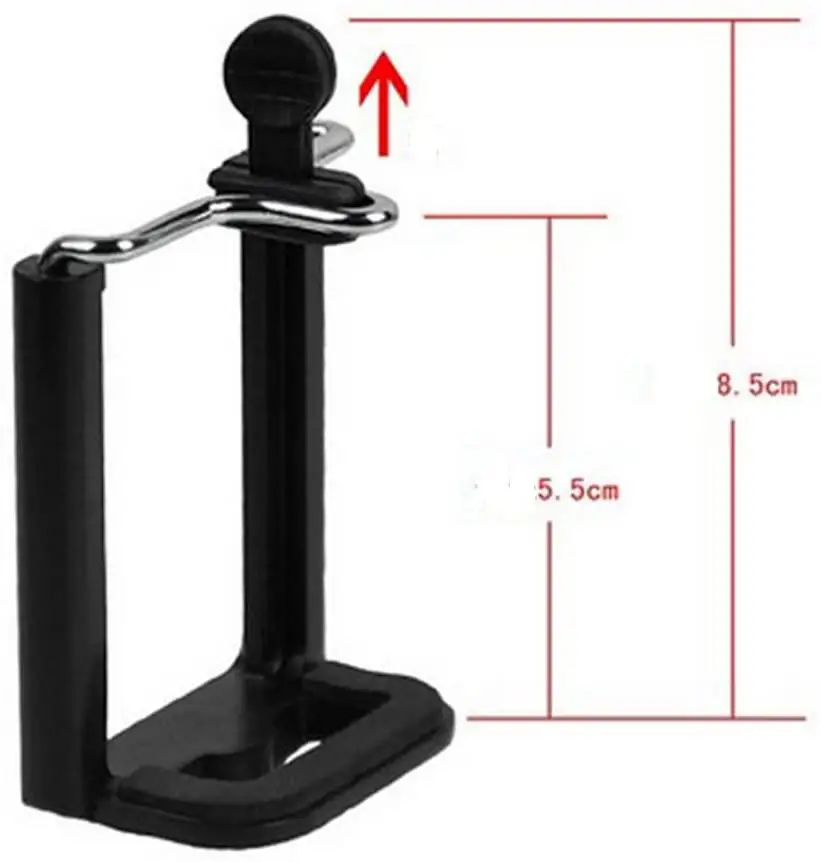 Universal Tripod Mount Adapter Cell Phone Clip in Holder Camera Bracket Smartphone Attachment for Phone