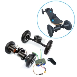 Skateboard elettrico motore Brushless 8 pollici Whlees Off Road Skateboard Belt Drive Bridge 4 ruote Long Board 11 pollici e-skateboard