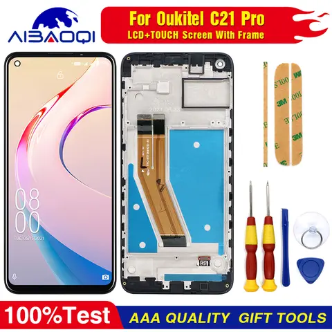 New Original OUKITEL C21 Pro LCD Display Touch Screen Digitizer Assembly 100% New Original LCD Touch Digitizer
