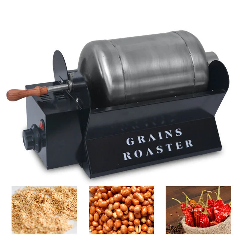 1800W Electric Coffee Beans Home Coffee Roaster Machine Roasting Sesame Peanut Melon Seeds Baking Tools Grain Drying