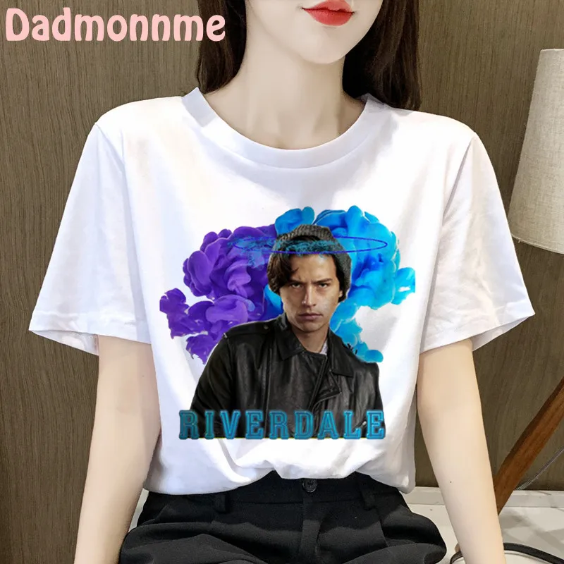 Riverdale Southside Serpent Print Clothing Tops Women T Shirt Summer Aesthetics Graphic Short Sleeve Polyester T Shirts Female