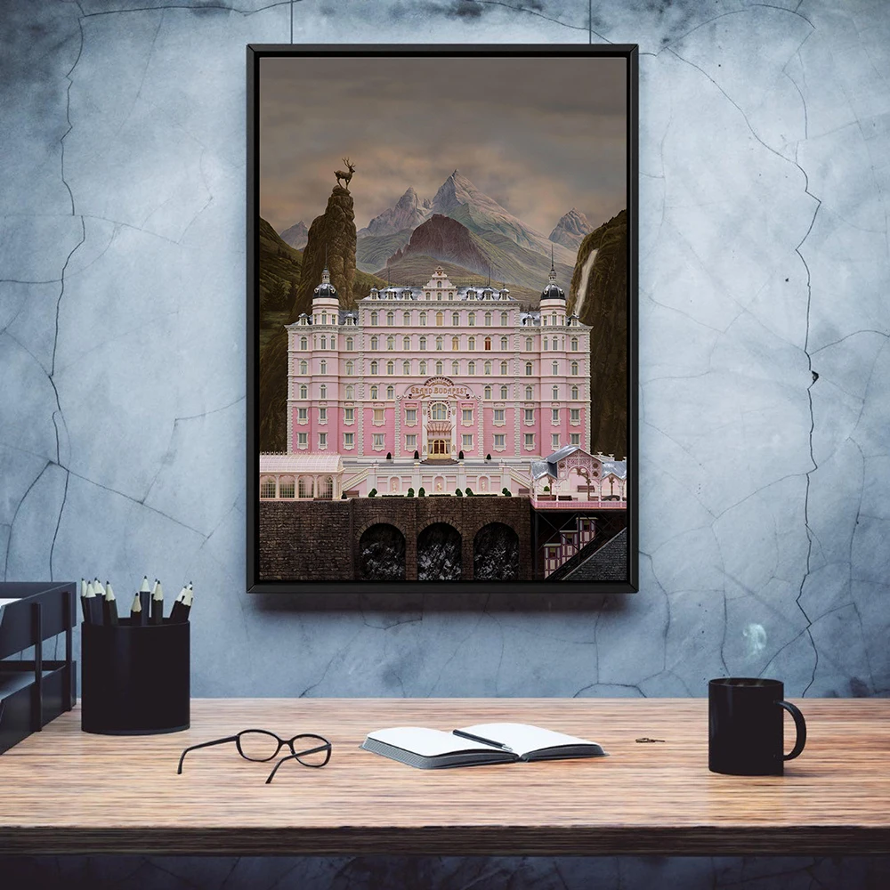 The Grand Budapest Hotel Minimal Movie Print Poster Vintage Classic Movie HD Print Posters Modular Picture Canvas Bedroom