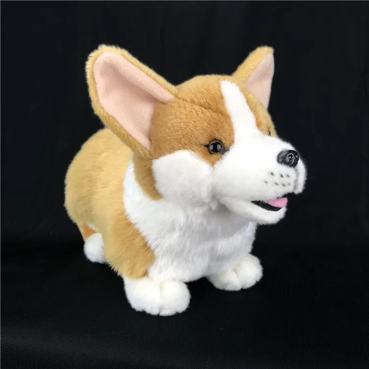 Niedlichen Plüsch walisischen Corgi Hundes pielzeug hochwertige echte Hund ca. 35cm 3040