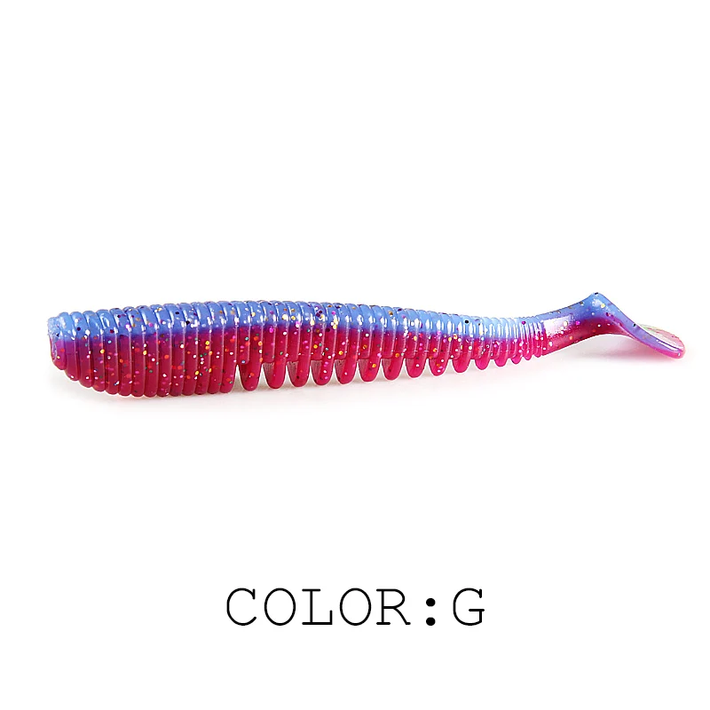 Supercontinent Fishing Lures 5cm 8cm 9.5cm 11cm Artificial Baits Wobblers Soft Lures Shad Carp Silicone Fishing Baits