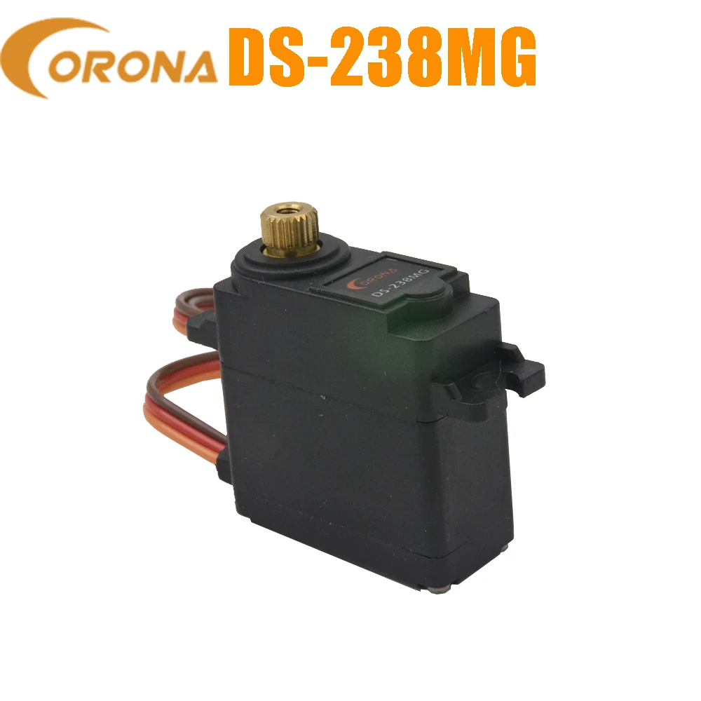 Corona DS238MG-Servo numérique à engrenage métallique, 4.6kg/0,14 récepteur/22g, pour modèle d\'avion RC, accessoires de voiture