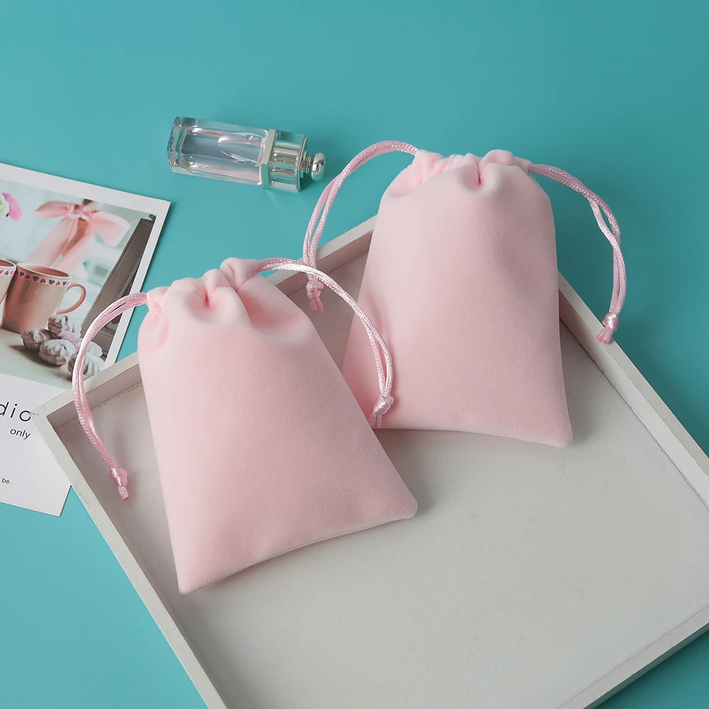 10 Stück Samt-Geschenktüten mit Kordelzug, Schmuckverpackungsbeutel für Hochzeit, Weihnachten, Party, Dekoration, Wimpern, Make-up-Aufbewahrungsbeutel – Detail 19