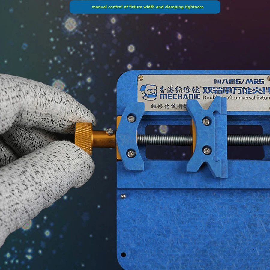 ช่าง MR6 Universal โทรศัพท์มือถือ Mainboard Maintenance CPU NAND ติดตั้ง Multi-Function แบริ่งคู่ Clamp สำหรับ iPhone Android
