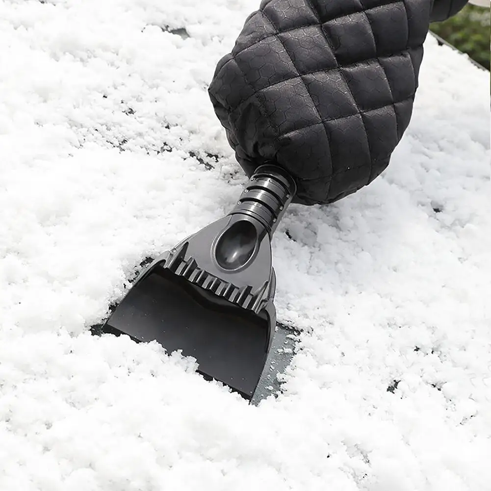 

Auto Car Snow Scraper Tools Retractable Car Cleaning Snow Shovel Removal Glove Handheld Clean Tool Ice Scraper Car-Styling