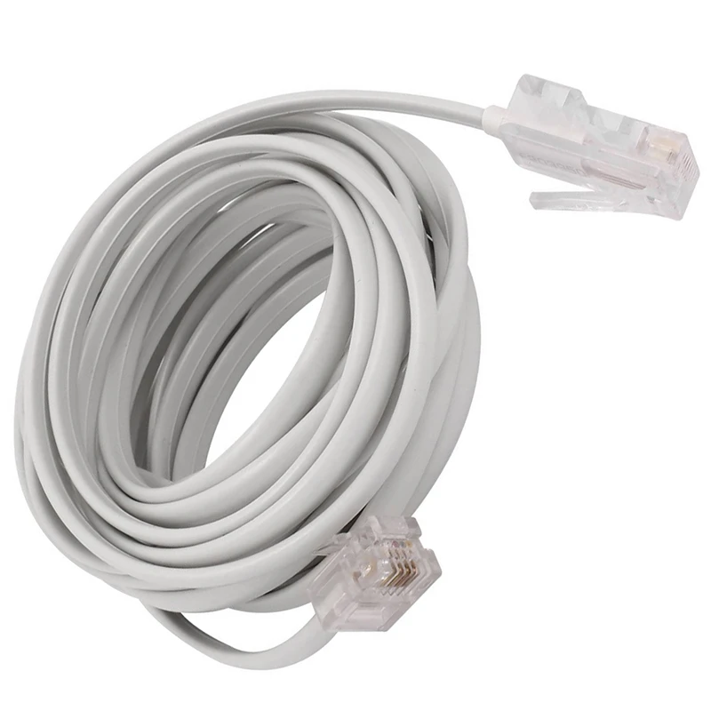 Cabo de extensão do Internet do telefone modular, RJ11 6P4C a RJ45 8P4C, 3 m
