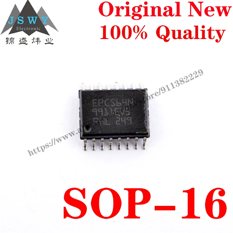 

10~100 PCS EPCS64SI16N SOP-16 Programmable Logic IC FPGA-Configuration Memory IC Chip with for module arduino Free Shipping EPCS