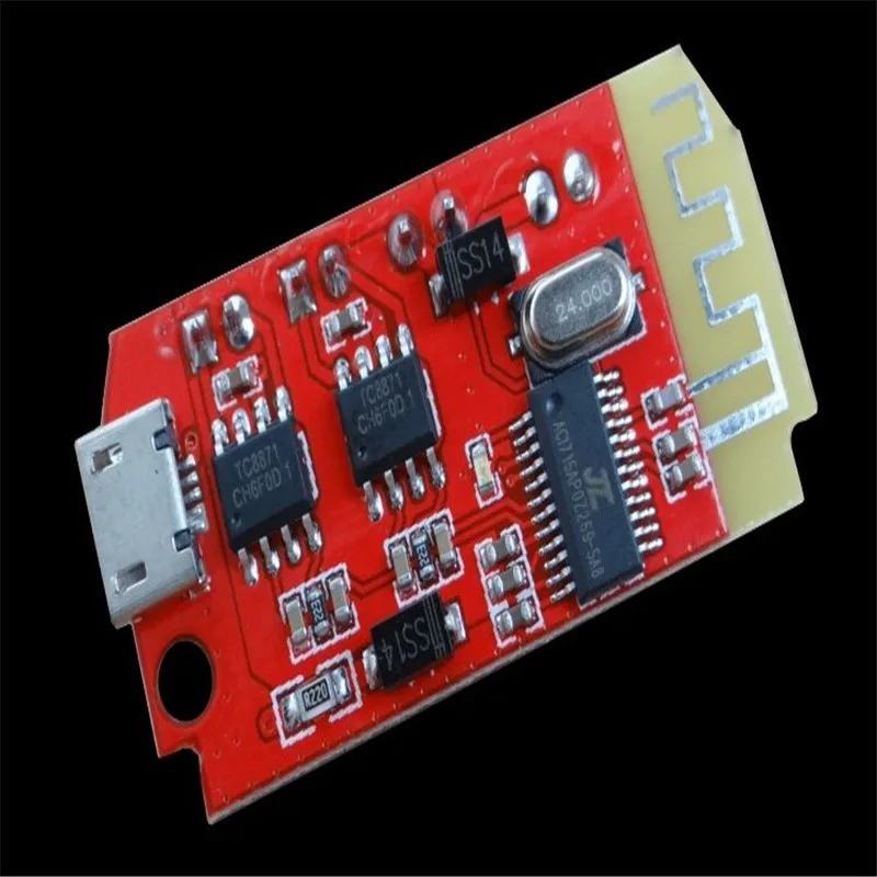 CT14 Mini 4.2 Stereo Bluetooth Power Amplifier Board 5W Class F Audio Module with Charging DIY Modified Speaker