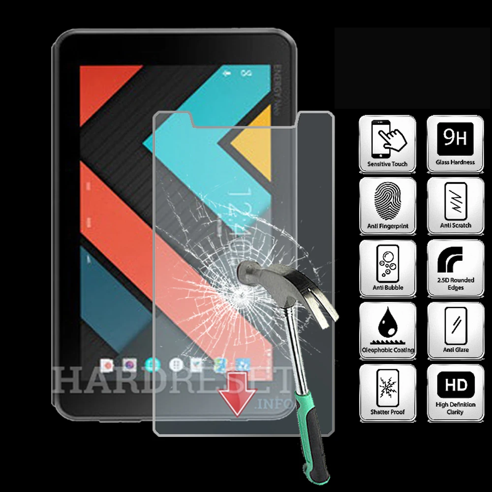 For ENERGY SISTEM Tablet NEO 2 7.0 - Tablet Tempered Glass Screen Protector Cover Explosion-Proof Anti-Scratch Screen Film