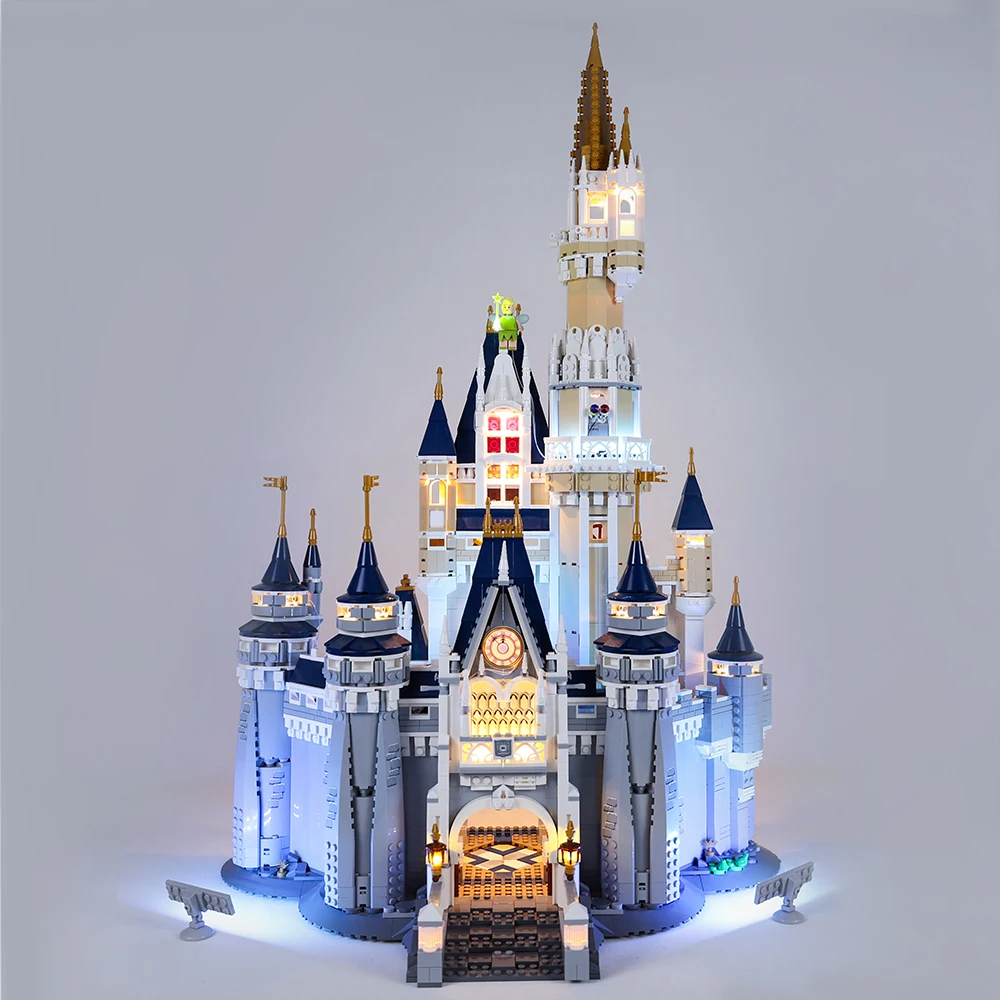 Led Light Kit For 71040 Cinderella Princess Castle Compatible with 16008 Lighting Set Not Include Model