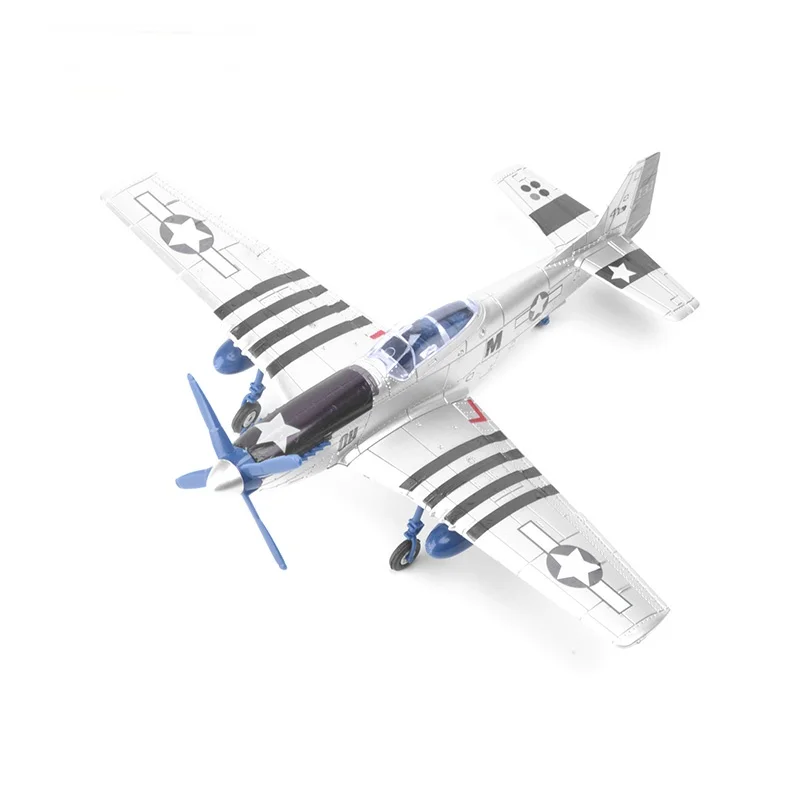 1/48 World War II P-51 Mustang Fighter Model Airplane Plastic Model Kit Simulation Assembly Military Aircraft Toy