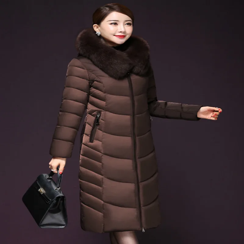 Winter Coat Female 90% Duck Down Jacket Women Clothes 2019 Korean Thick Ladies Long Jackets + Fox Fur Hooded Hiver YS8712