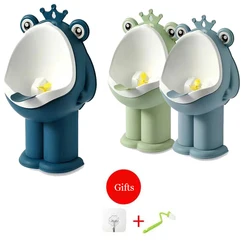 Standing Training Toilet Urinal Adjustable Children Potty Children's Pot Standing Wall-mounted Pot for Children Toilets Frog New