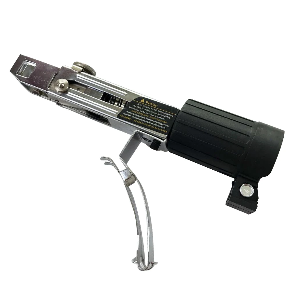 Najlepszy automatyczny łańcuch pistolet do gwoździ śruba Adapter dysza pistoletu Adapter uchwyt do paznokci łańcuch gwoździe zestaw do wiertarki