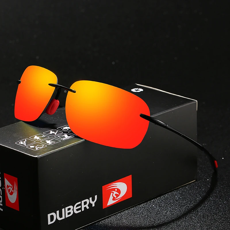 DUBERY Vintage Sunglasses UV400 Men's Sun Glasses For Men Driving Black Square Oculos Male 8 Colors Model D131