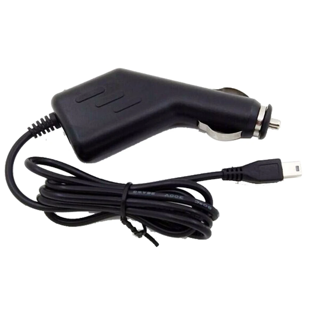 12V Universal Auto Ladegerät mini USB Power Adapter Schwarz Auto Zubehör Für GPS navigation