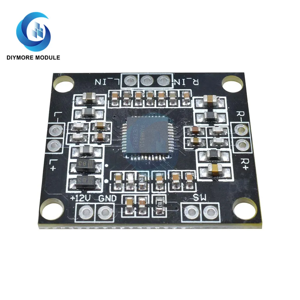 PAM8610 Amplifier Board 15W+15W 2.0 Channel Class D Mini Power Stereo Audio AMP Sound Module for Speakers