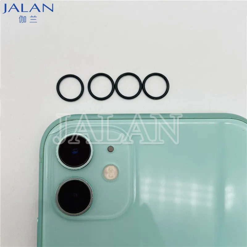 50pcs Waterproof Rubber Ring Will Not Sunken For IP 11Pro Max Repair After Change Big Hole Back Glass Camera Lens Frame