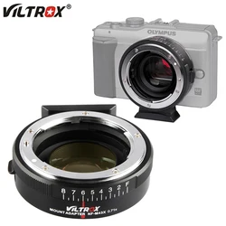 Viltrox NF-M43X Focal Reducer Speed Booster Lens Adapter 8-stops Aperture for Nikon G/D Lens to M4/3 Camera Olympus Panosonic