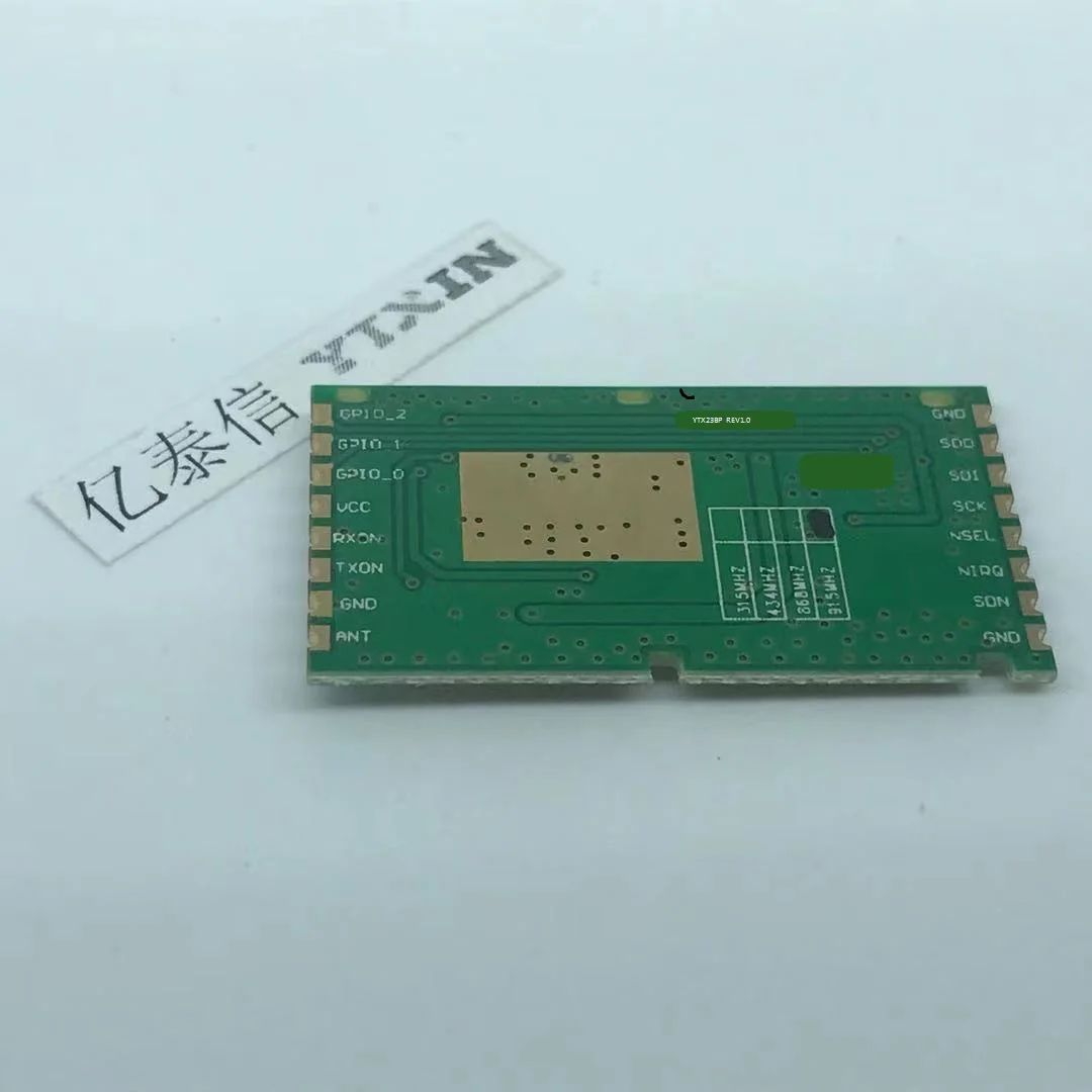 YTX23bp/ 1W, Controle Remoto Rf De Alta Potência, Fsk, Sem Fio, Faca Vocide Mesmo (4PCS)PCBA 、 RF \ LORA \ FSK \ ASK \ OOK \ GMSF