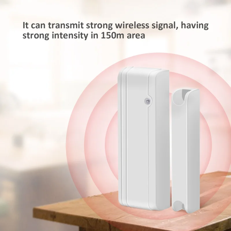 3pcs Mini Wireless 433MHz / 868MHz Indoor Door Sensor Detector Magnetic Sensor for Focus Alarm Panel Smart Life Security Protect