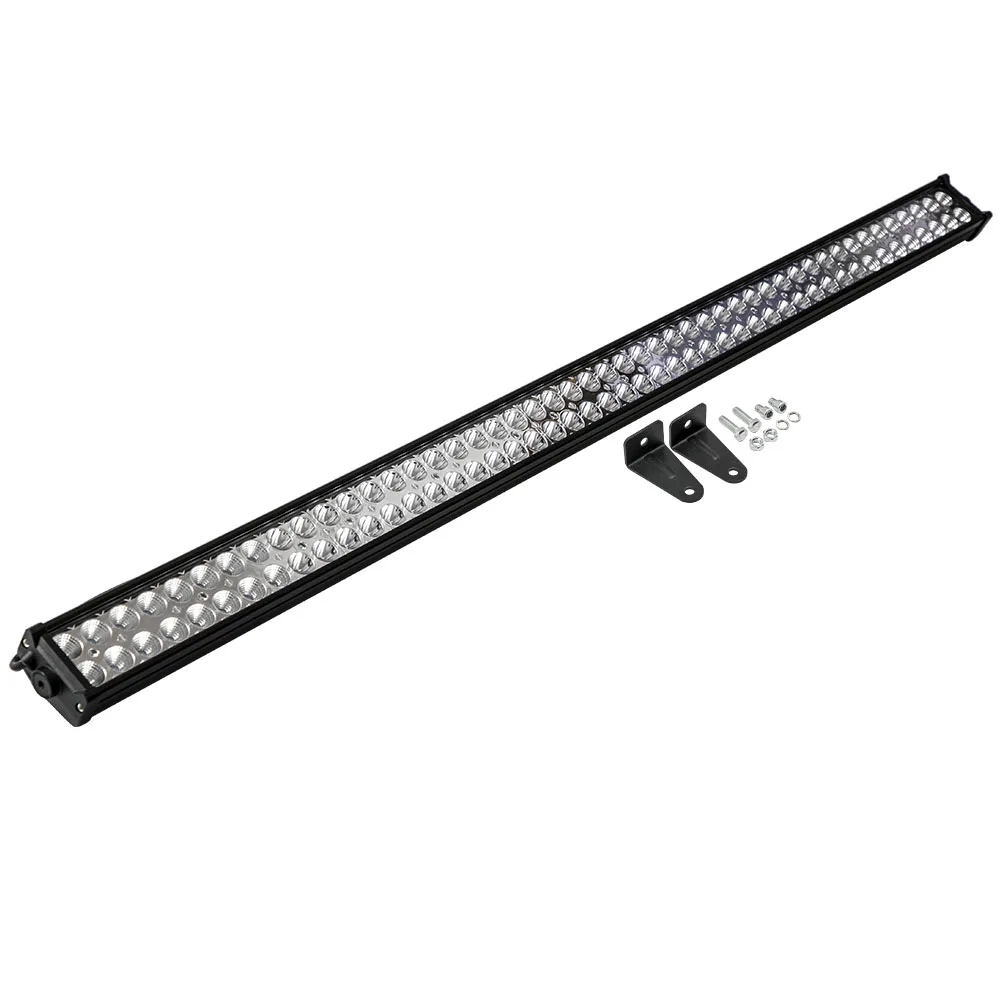 LED Work Light 50inch 288W Bar Straight Truck Offroad ATV SUV For Jeep 96pcs high intensity LEDs Fog Lamp DC 9V-35V 28800LM