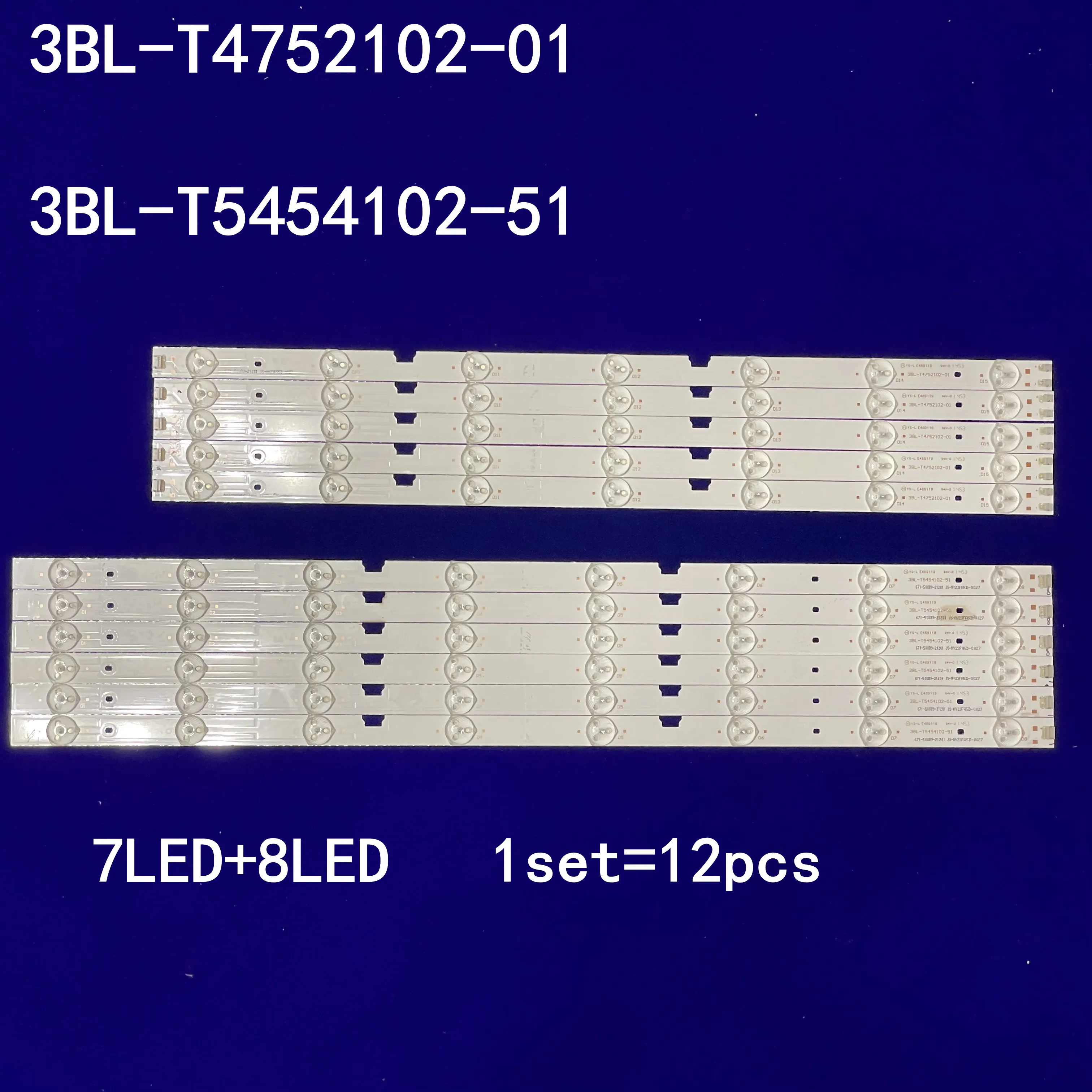 

LED strip For Haier 50"TV 50A5M 50CE5129H1LE50F3000W LE50B3500W 3BL-T4752102-01 3BL-T5454102-51 LE50F5300 V500PK2-QS1 50CE5129H1