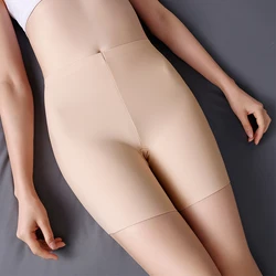 Shorts Leggings Thin Women Large Safety Shorts Ice Silk Cool High Elasticity Plus Size Safety Pants Shorts Under Skirt Female