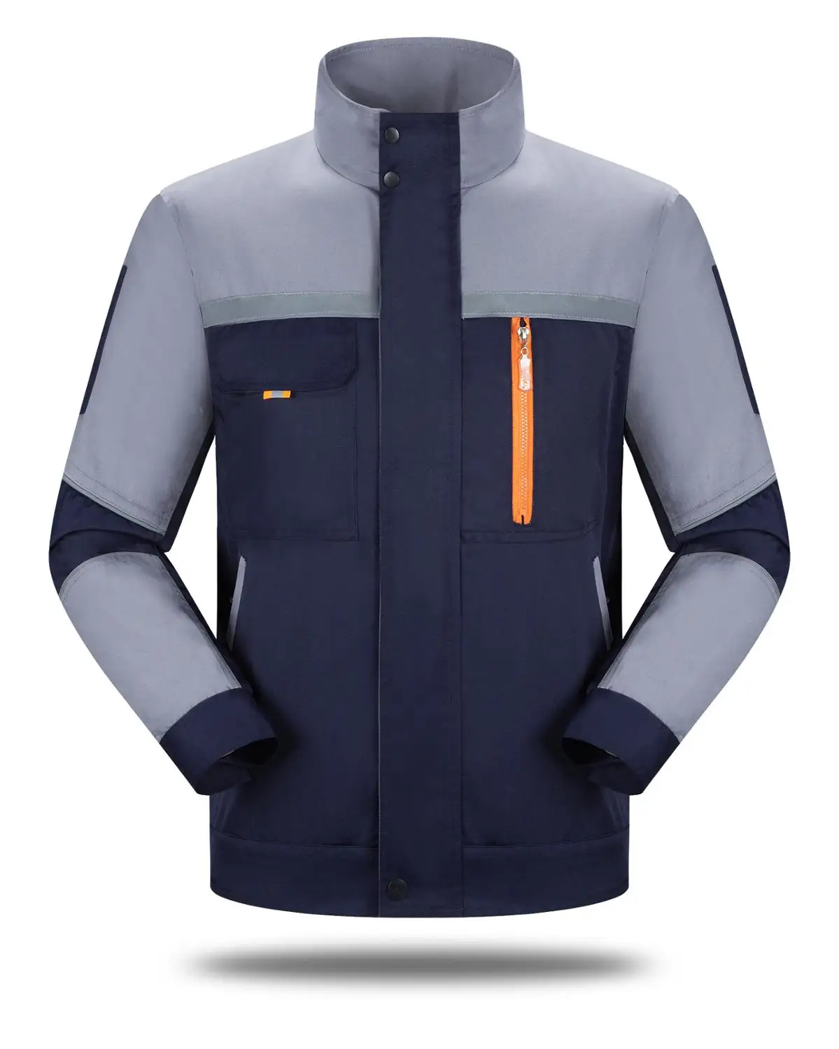 Woman men work overalls working uniforms spring thin section Reflective Coveralls welding car workshop mechanic PlusSize clothes