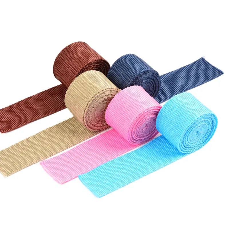 2 metri 50mm colore cintura in polipropilene nylon fettuccia zaino cintura borsa da scuola cintura piatta accessori fai da te PP bead belt webbin