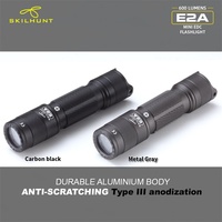 Skilhunt E2A 14500 / AA 600 lumens Compact Pocket EDC Mini LED Flashlight  key light Outdoor Daily Camping Hiking Riding Fishing