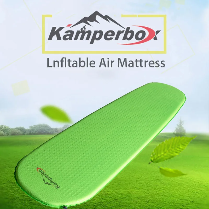 Kamperbox Inflatable  Air Mattress Lightweight Camping Mattress 4 season Single Air Mat T262