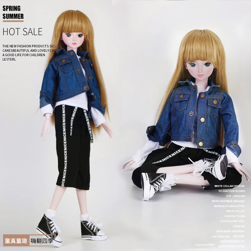 Fashion 1/3 Bjd Doll Dress abiti fatti a mano Casual abiti, abbigliamento Cosplay, soprabito Dress Up Suit per 60cm Yosd Bjd Dolls