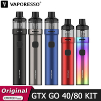 Vaporesso GTX GO 40 Kit 40W 1500mAh Battery 3.5ml Pod GTX GO 80 Kit 80W 3000mAh 5ml Empty Cartridge Electronic Cigarette Vape