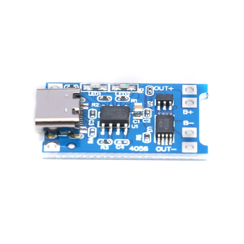 Type-c USB 5V 1A 18650 TP4056 Lithium Battery Charger Module Charging Board With Protection Dual Functions 1A Li-ion good