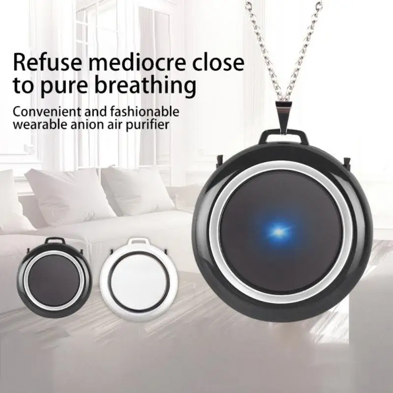 Portable USB Charging Mini Necklace Lanyard Fresh Air Purifier With Air Purifier With Negative Ions Household  Merchandises