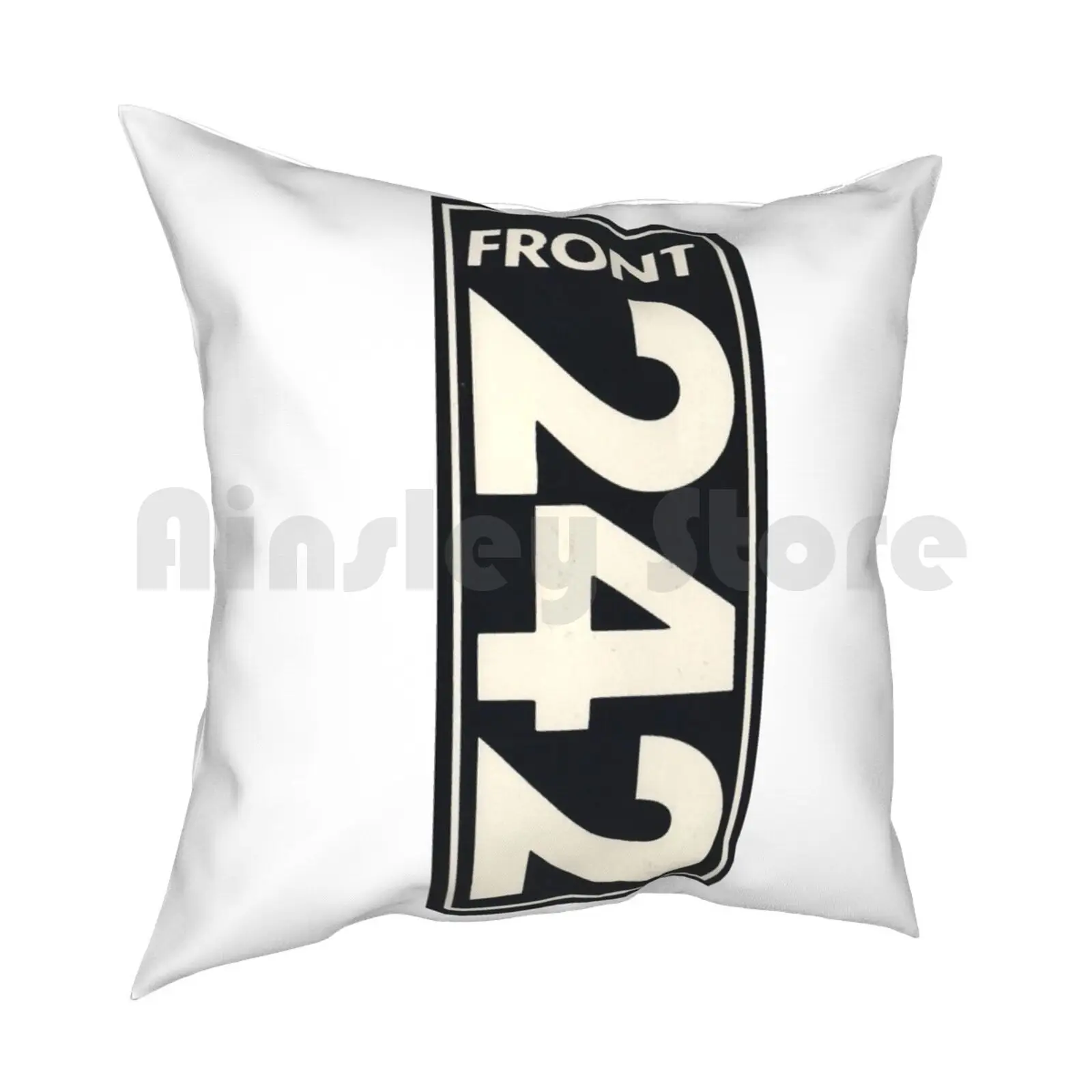 Front 242 Pillow Case Printed Home Soft Throw Pillow Band Ministry Industrial Goth