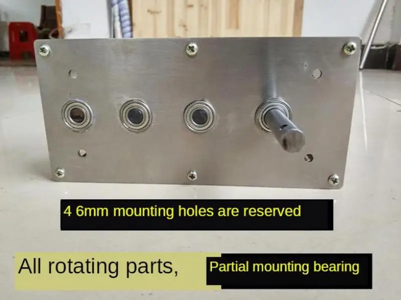 Hand crank generator speed increasing gear box wind hydraulic transmission gear set gearbox reduction box