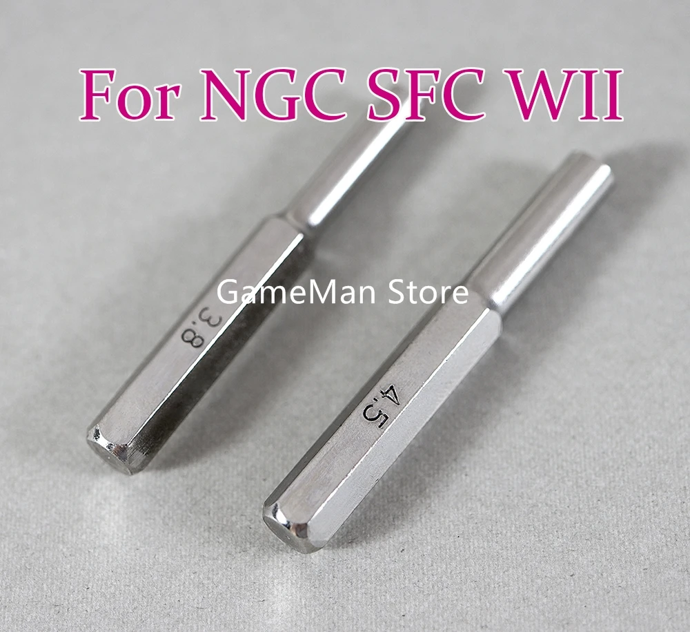 3 pary = 6 sztuk 3,8 mm i 4,5 mm Wkrętak sześciokątny Gamebit do N64 do NGC do konsoli SNES do kasety z grą SEGA
