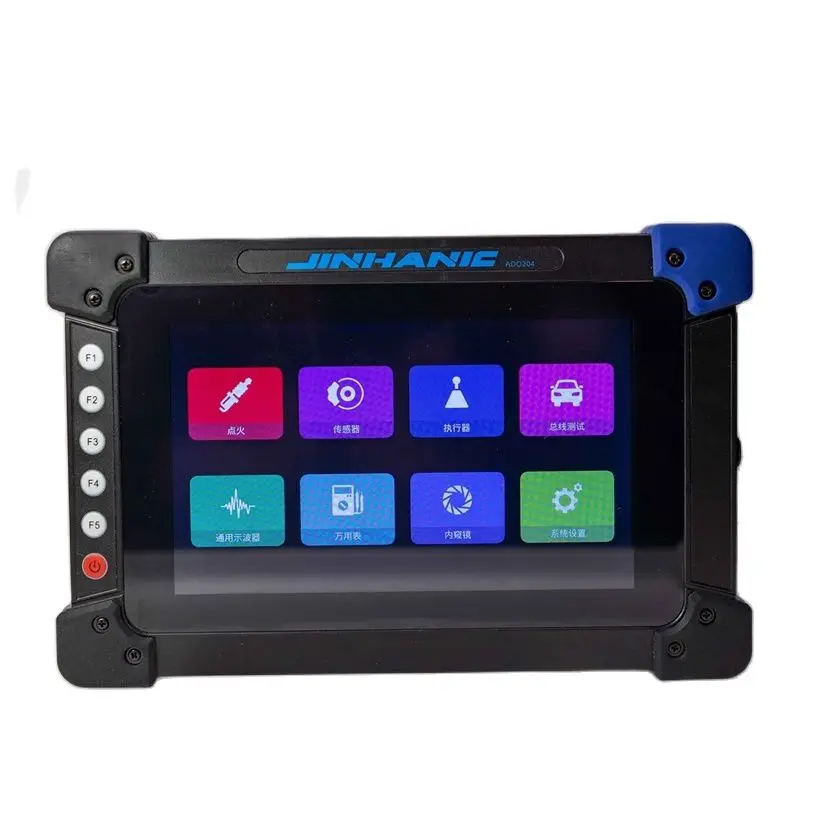 Jinhan ado202 handheld eletrônica digital osciloscópio multímetro 2 canais 100 ms/s taxa de amostra gerador sinal reparação automóvel