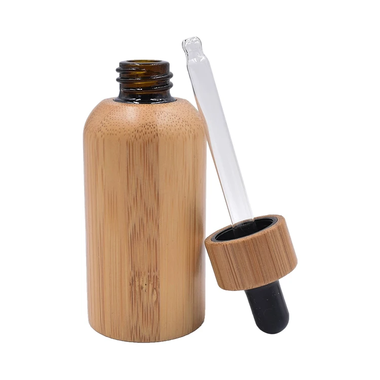 

containers for cosmetics 15ml 30ml 50ml bottle glass bamboo covered empty cosmetic containers small containers with lids