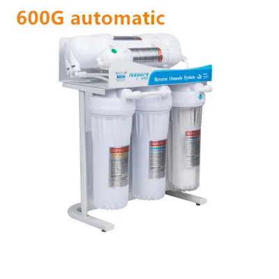 400/600gpd Water Purifier Reverse Osmosis System Pure Water Machine Reverse Osmosis Water Filter Automatic Flush Aquarium System